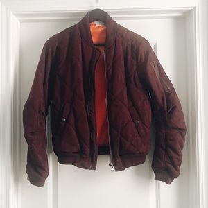 Quilted Bomber Jacket